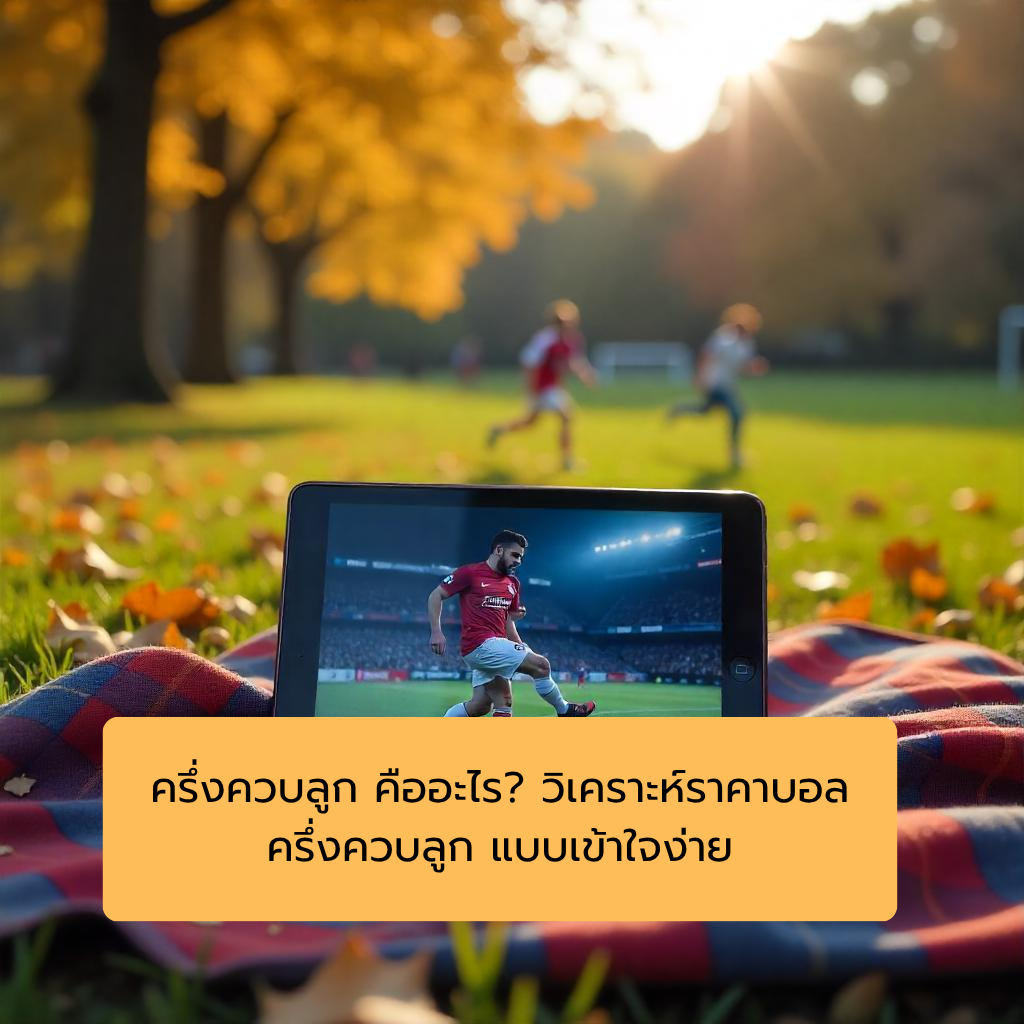 ครึ่งควบลูก คืออะไร? วิเคราะห์ราคาบอล ครึ่งควบลูก แบบเข้าใจง่าย