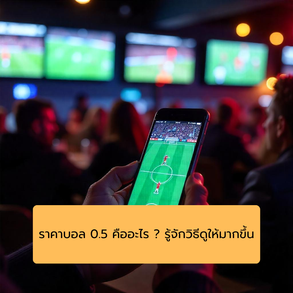 ราคาบอล 0.5 คืออะไร ? รู้จักวิธีดูให้มากขึ้น