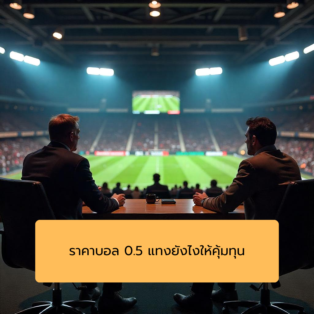 ราคาบอล 0.5 แทงยังไงให้คุ้มทุน