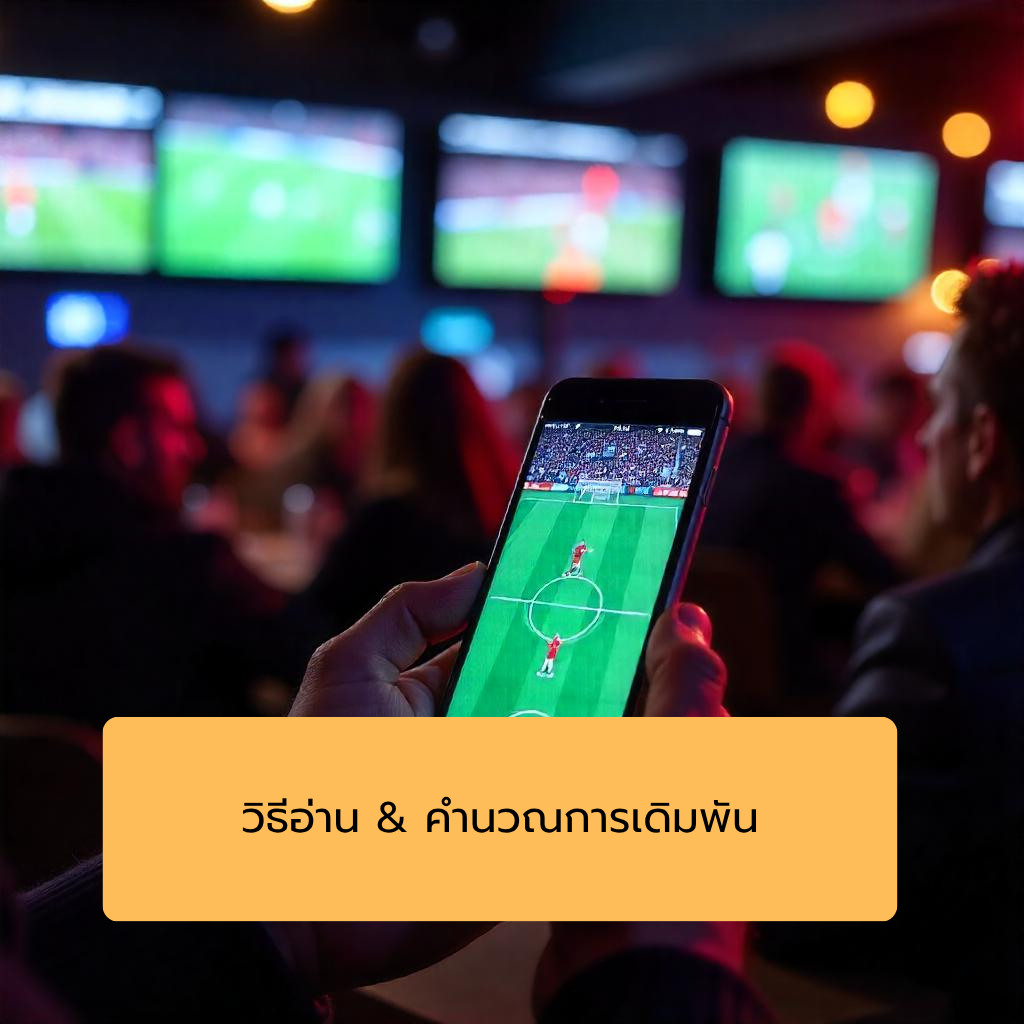 วิธีอ่าน & คำนวณการเดิมพัน