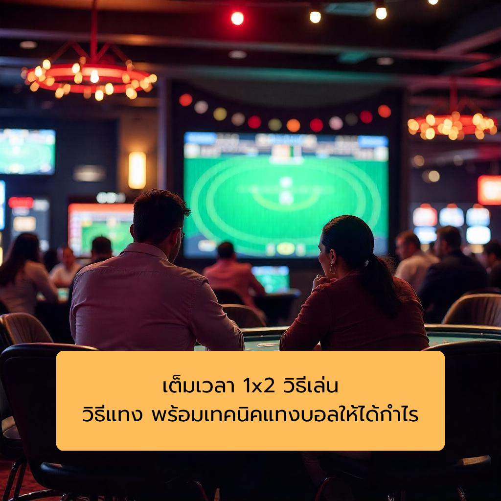 เต็มเวลา 1x2 วิธีเล่น วิธีแทง พร้อมเทคนิคแทงบอลให้ได้กำไร