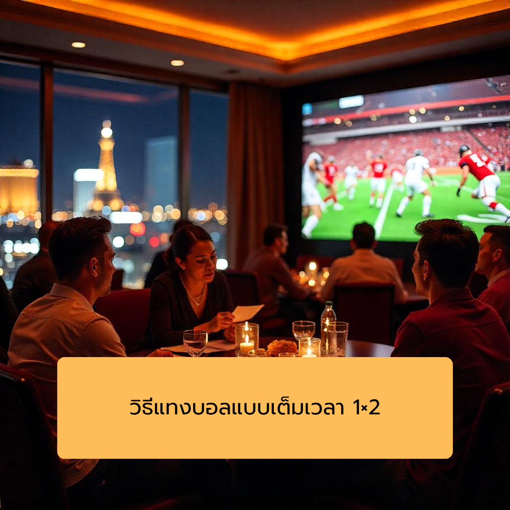 วิธีแทงบอลแบบเต็มเวลา 1×2
