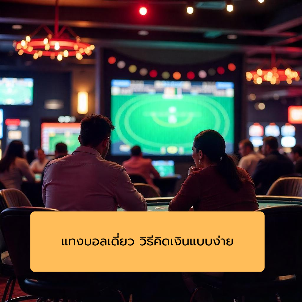 แทงบอลเดี่ยว วิธีคิดเงินแบบง่าย